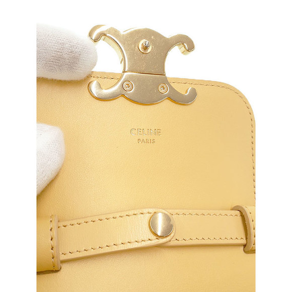 Celine Claude Shoulder Bag Triomphe - Picture 8 of 8